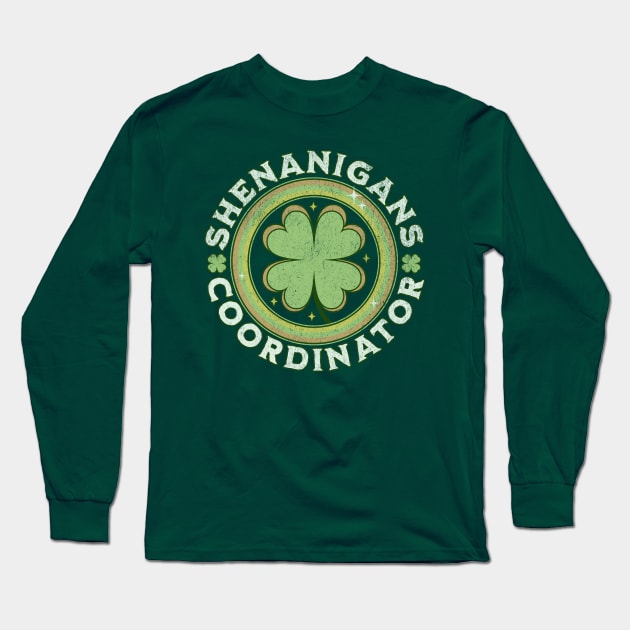 Shenanigans Coordinator Saint Patricks Day Matching Group Long Sleeve T-Shirt by OrangeMonkeyArt